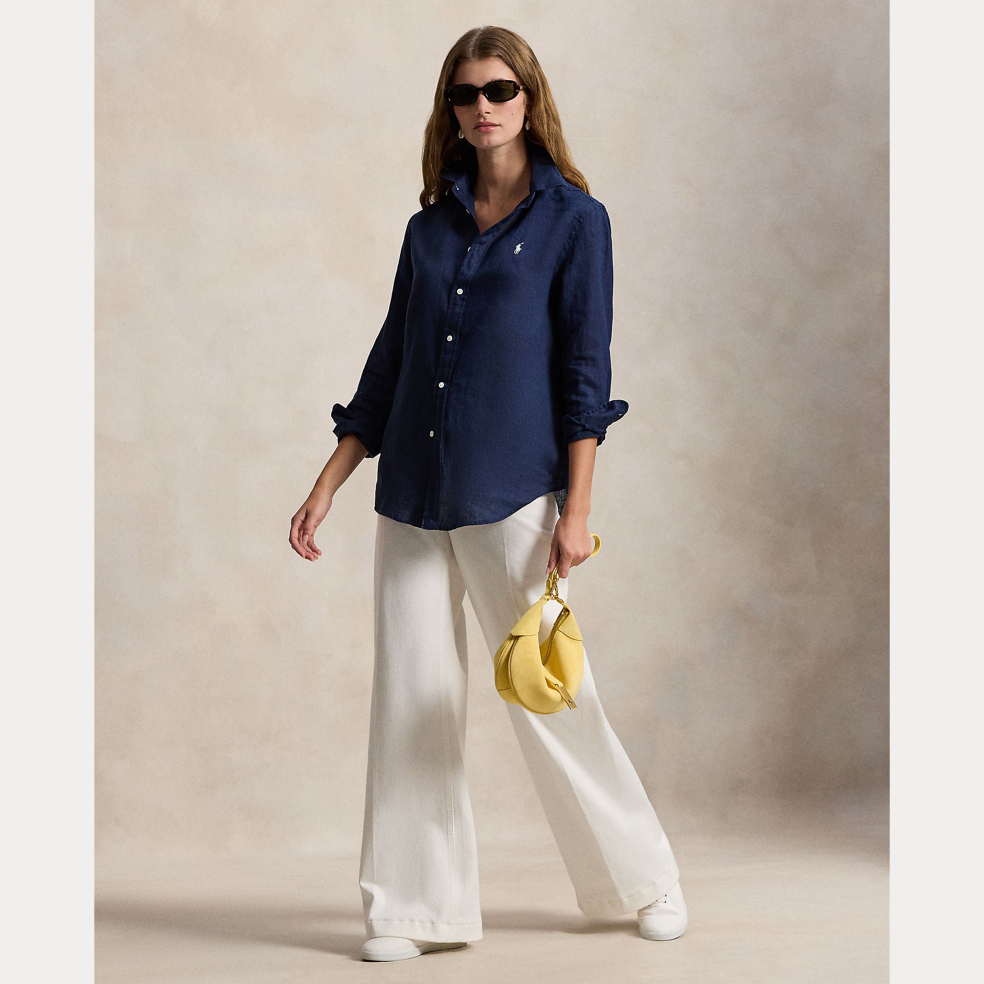 camicia in lino 211-970730 519 RALPH LAUREN POLO 
