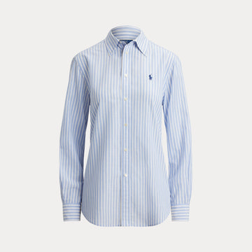 camicia in cotone e lino a righe 211-971514 503 RALPH LAUREN POLO 