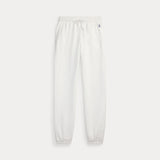 RALPH LAUREN POLO pantalone in pile leggero Bianco