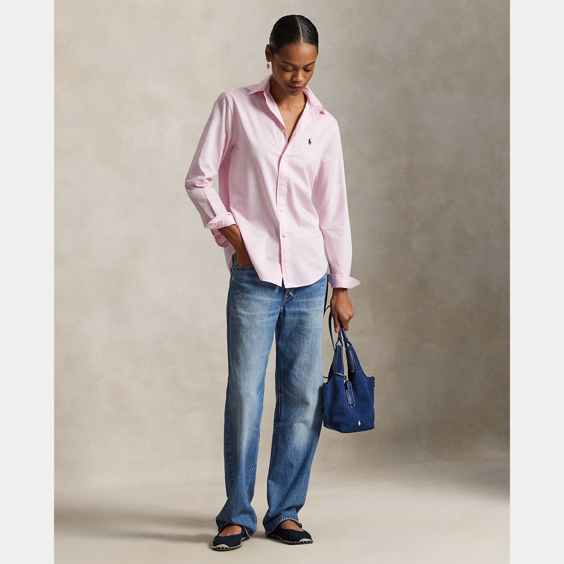 camicia in twill di cotone 211-A92177 009 RALPH LAUREN POLO 