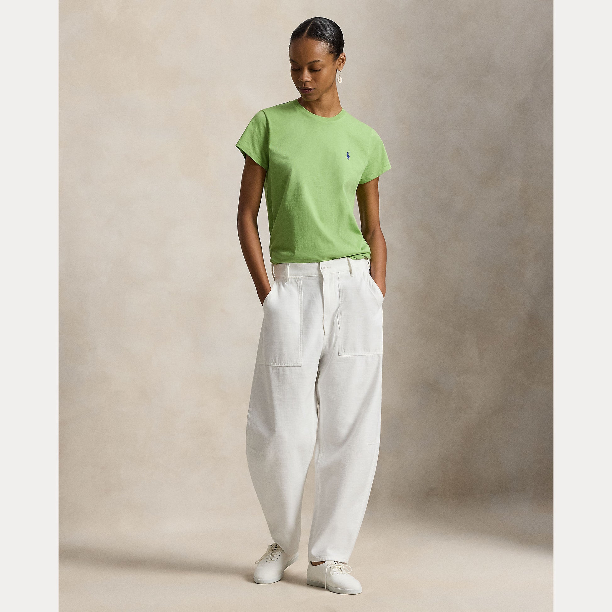 t-shirt con iconico pony 211-B14605 003 RALPH LAUREN POLO 