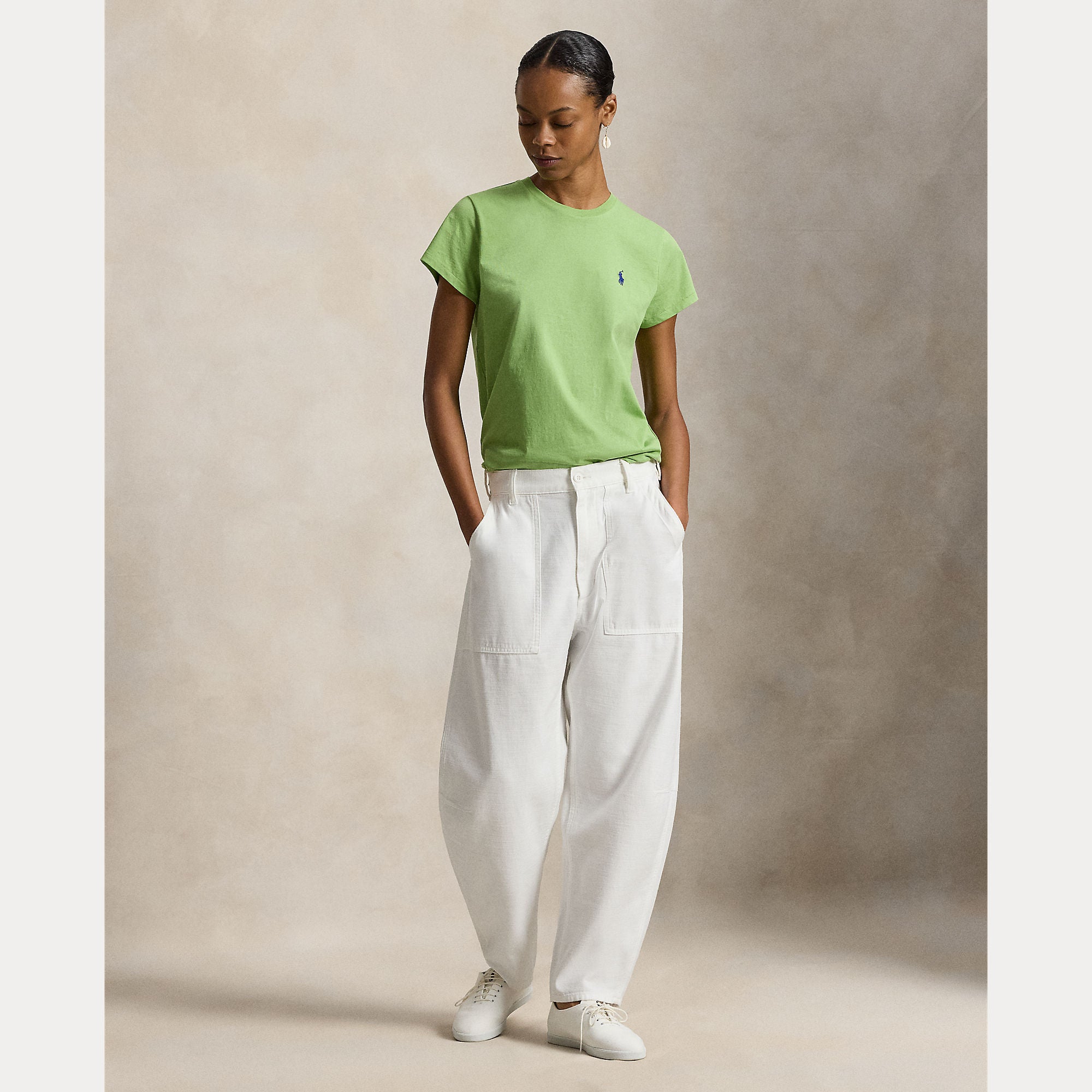 t-shirt con iconico pony 211-B14605 003 RALPH LAUREN POLO 