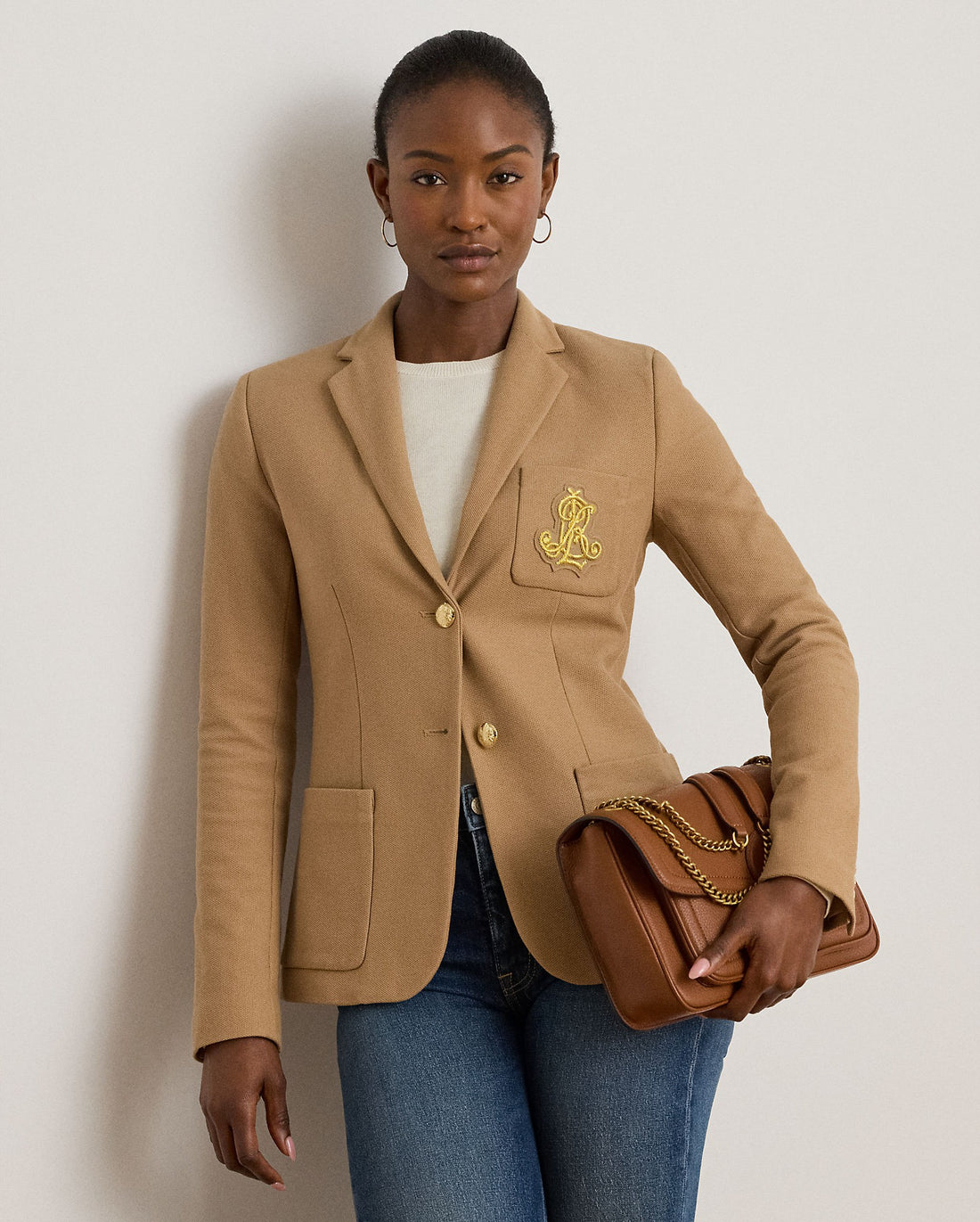 blazer con logo ricamato 200-797305 018 LAUREN RALPH LAUREN 