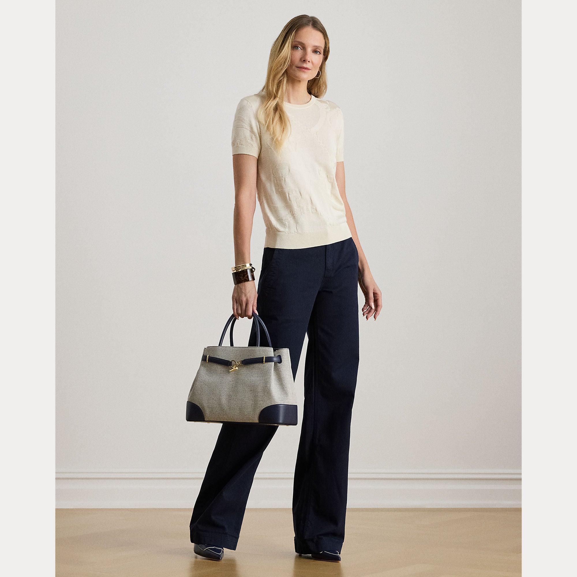 maglia maniche corte 200-P03475 001 LAUREN RALPH LAUREN 
