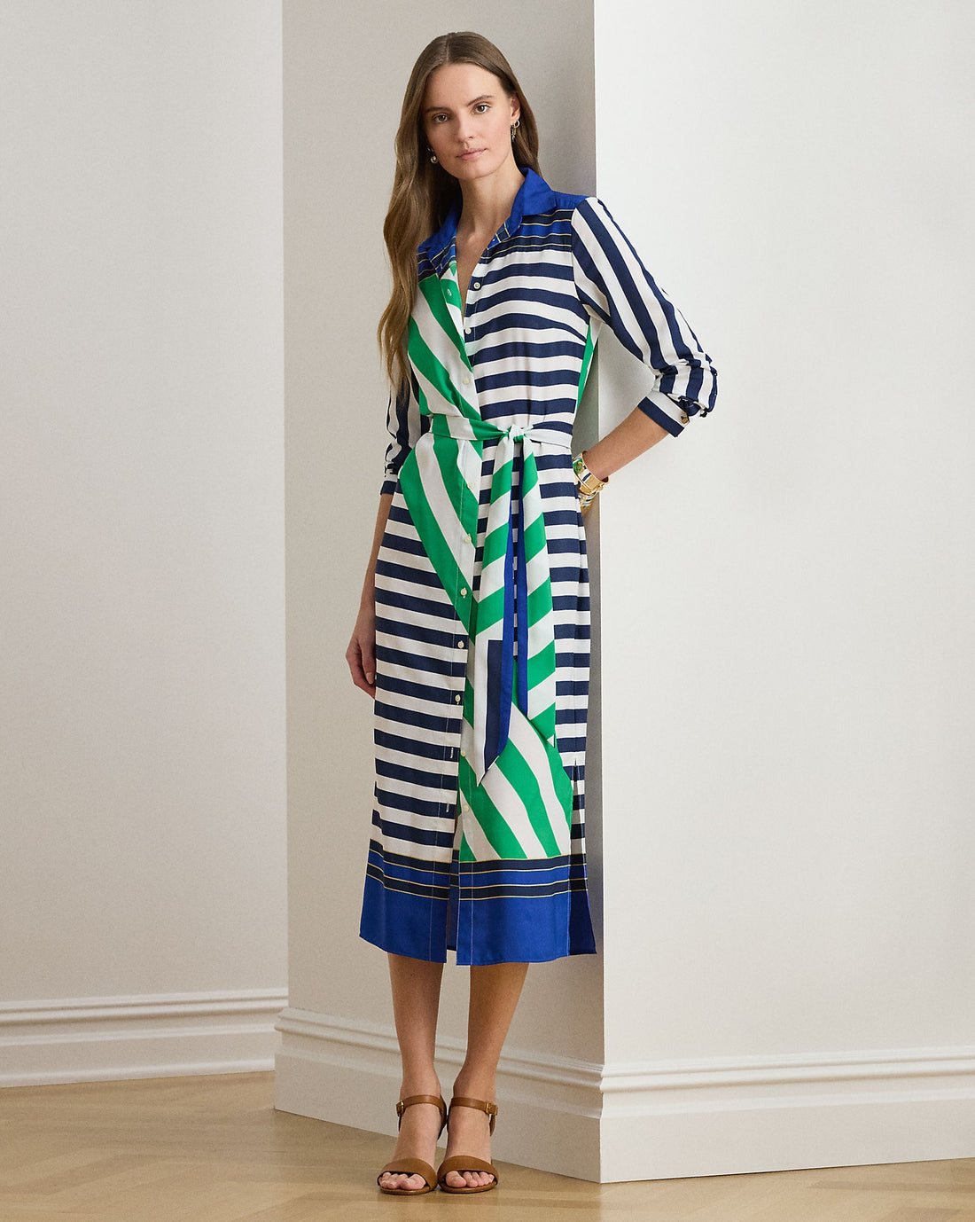 abito a camicia a righe 200-P03700 001 LAUREN RALPH LAUREN 