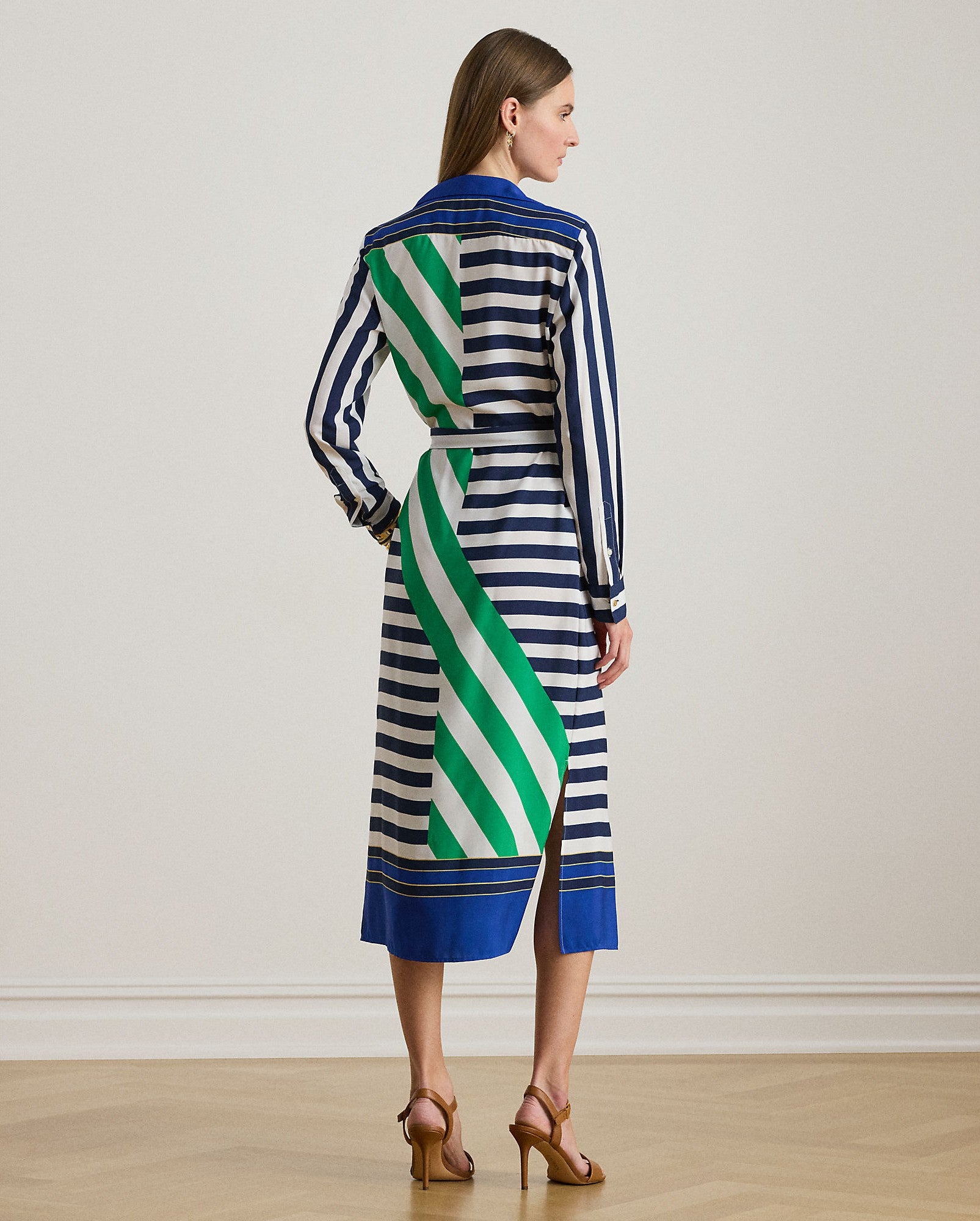 abito a camicia a righe 200-P03700 001 LAUREN RALPH LAUREN 