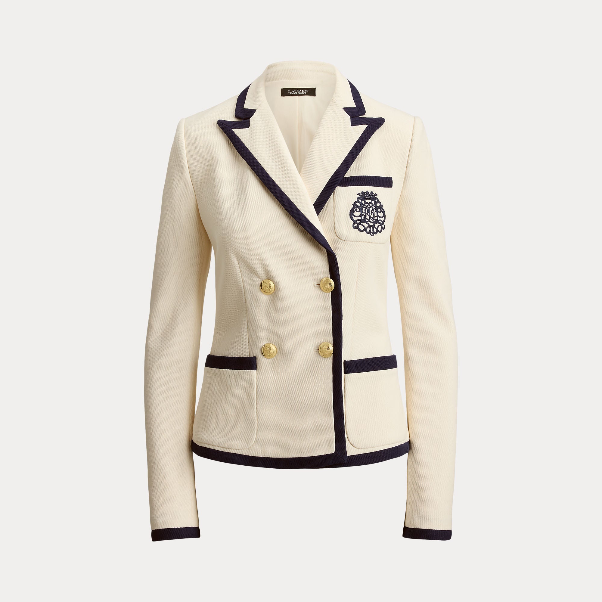 blazer doppiopetto in piquè 200-P09081 001 LAUREN RALPH LAUREN 