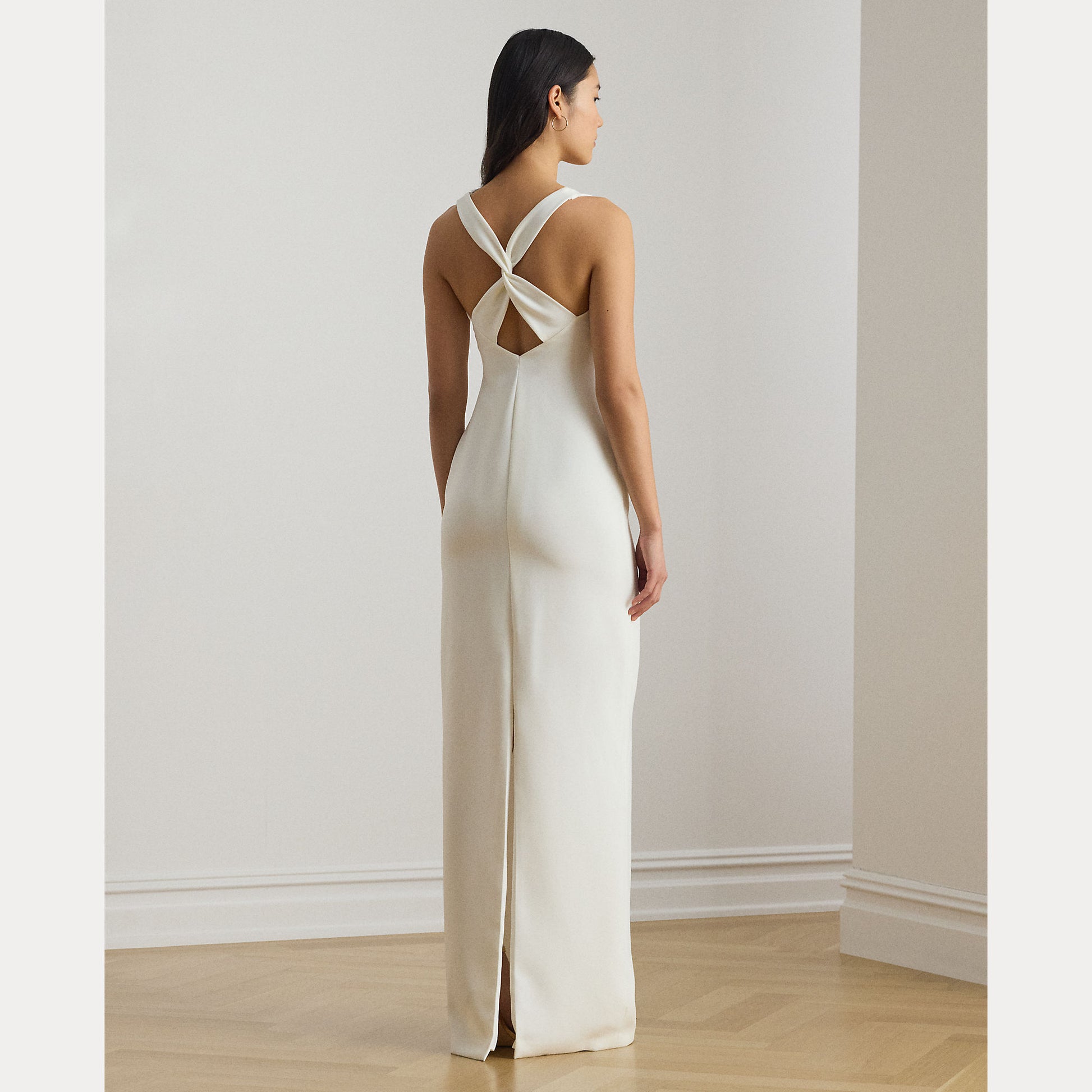 abito smanicato in crepe 253-P08933 001 LAUREN RALPH LAUREN 