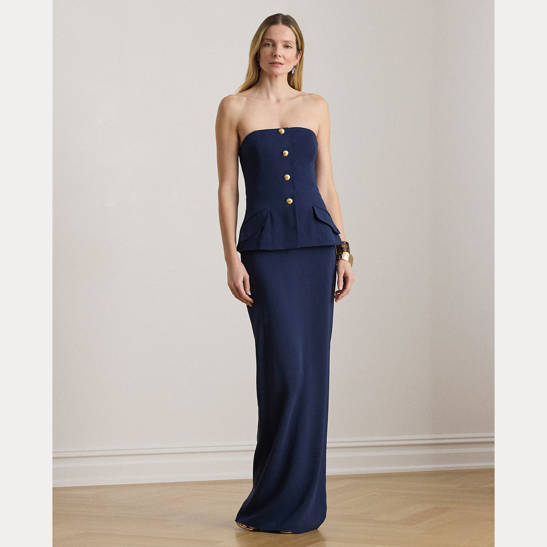 abito senza spalline 253-P13287 001 LAUREN RALPH LAUREN 