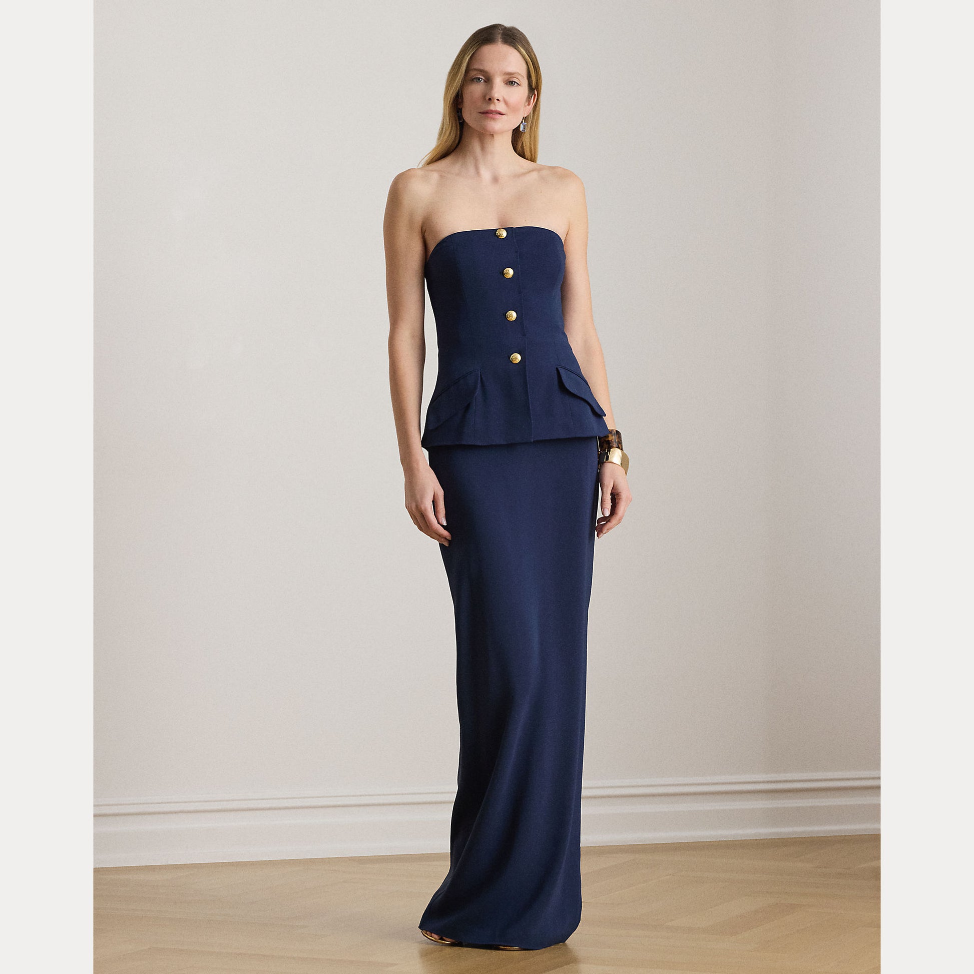 abito senza spalline 253-P13287 001 LAUREN RALPH LAUREN 