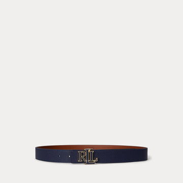 cintura reversibile in pelle martellata 412-P04417 001 LAUREN RALPH LAUREN 