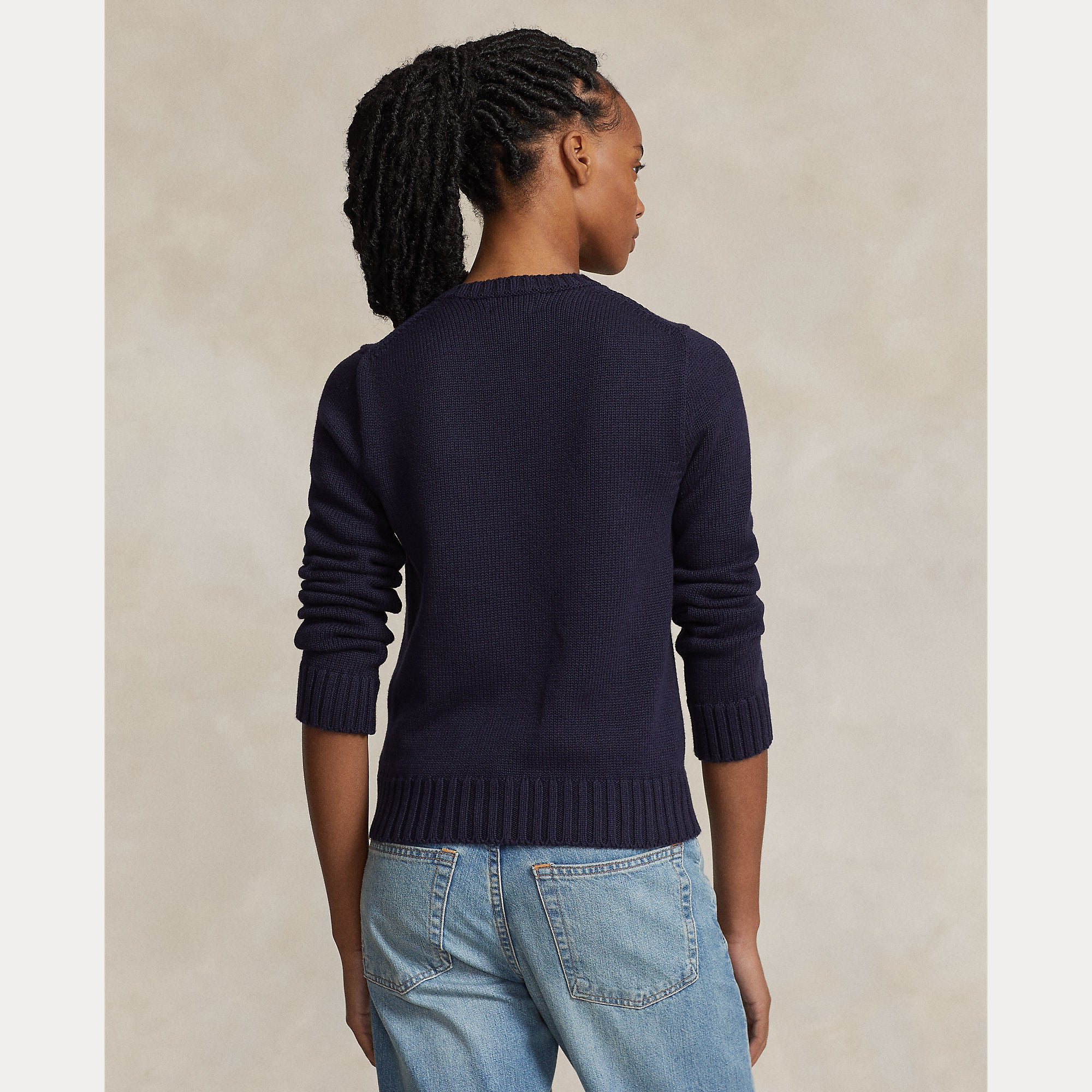 maglione girocollo con bandiera 211-896939 001 RALPH LAUREN POLO 