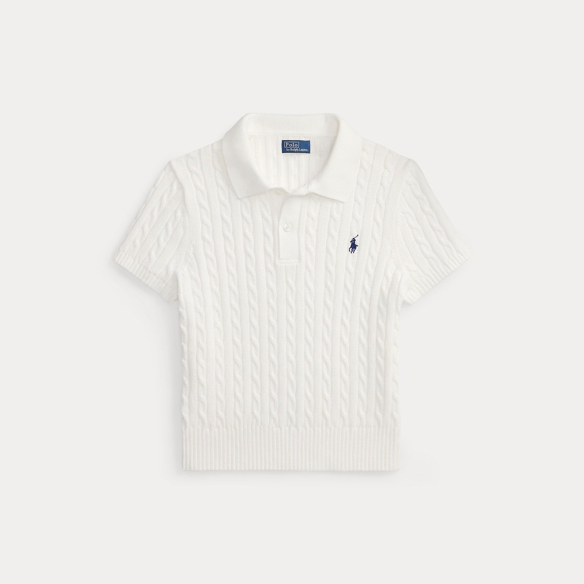polo in cotone a trecce 211-972118 501 RALPH LAUREN POLO 