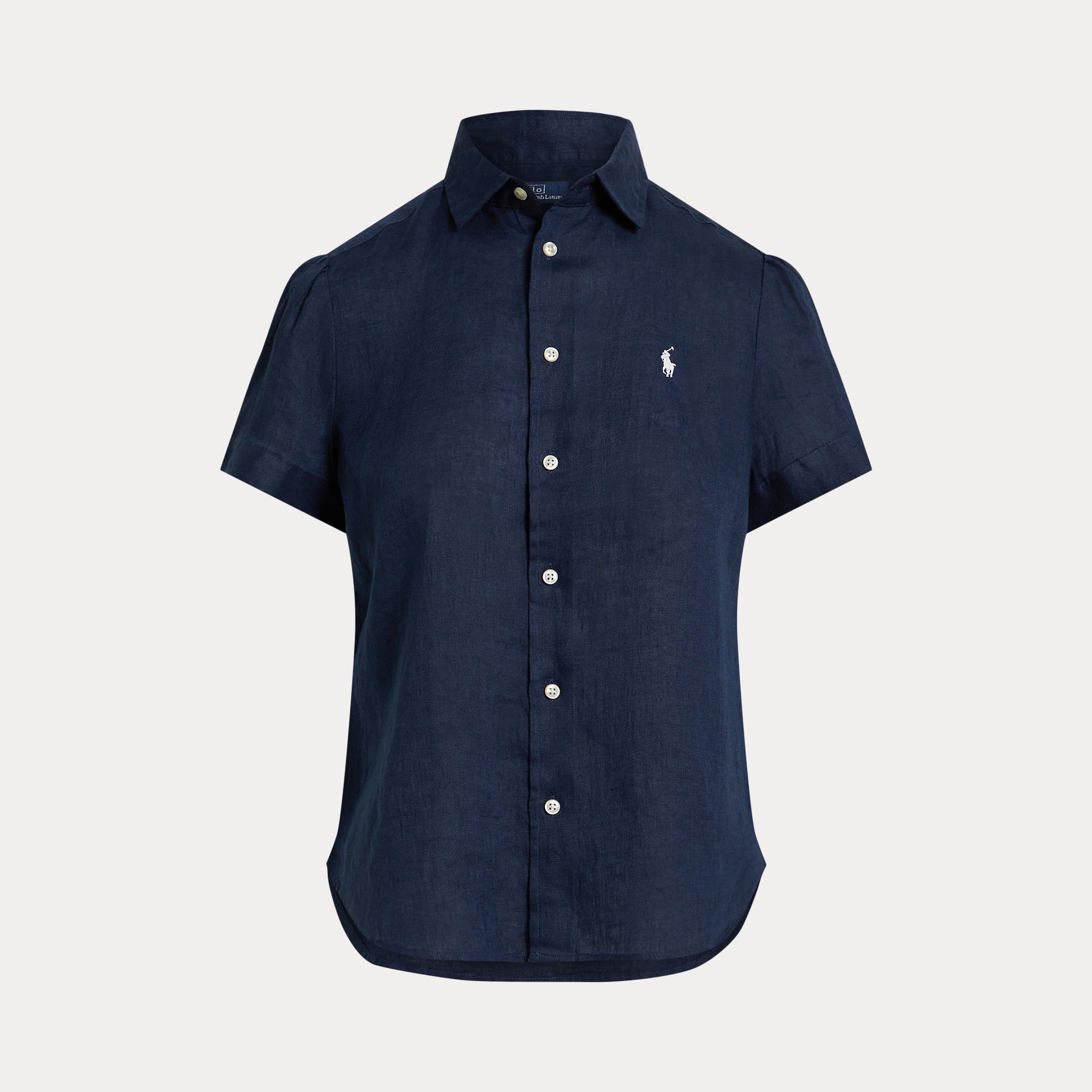 camicia in lino maniche corte 211-973366 506 RALPH LAUREN POLO 