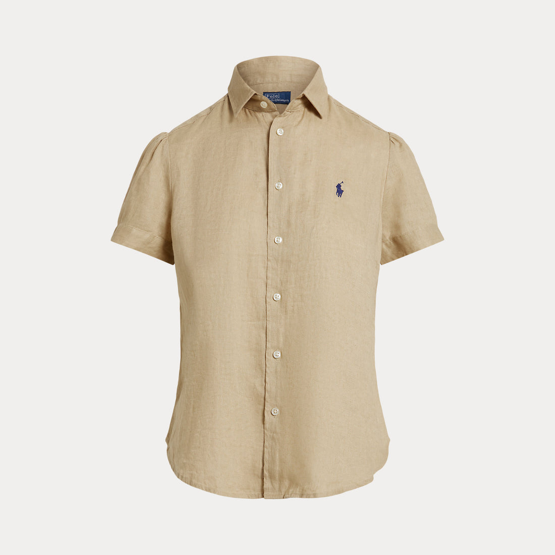 camicia in lino maniche corte 211-973366 507 RALPH LAUREN POLO 