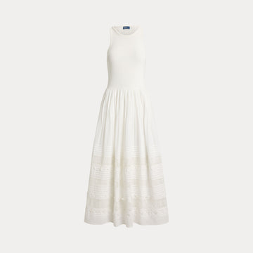 abito con bordi in pizzo 211-A12914 001 RALPH LAUREN POLO 