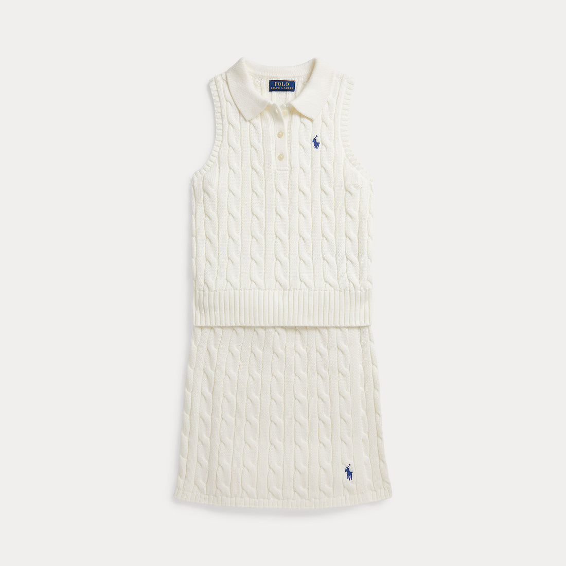 completo polo e gonna bimba 313-A11239 002 RALPH LAUREN POLO 
