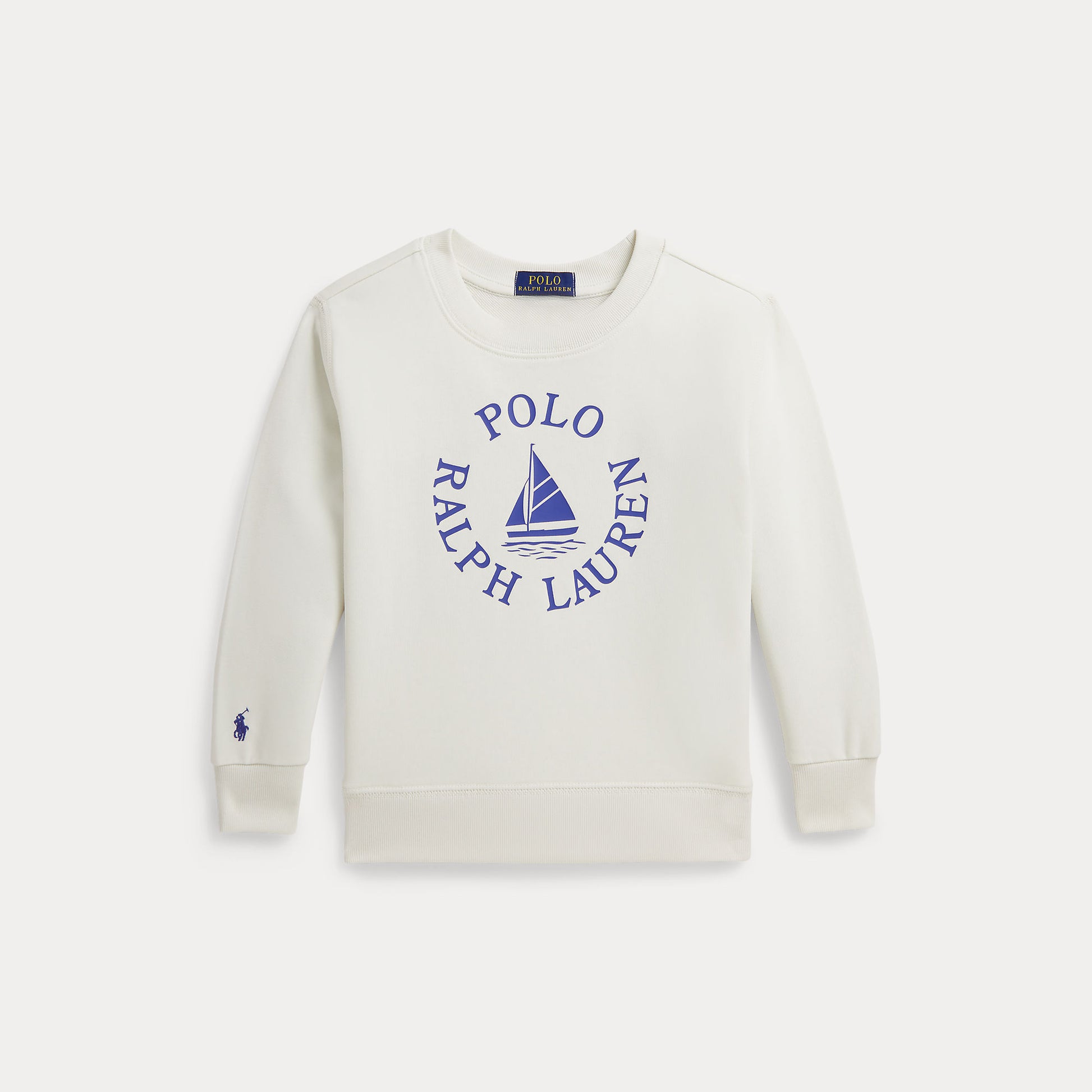 felpa logo in contrasto 322-A12290 002 RALPH LAUREN POLO 