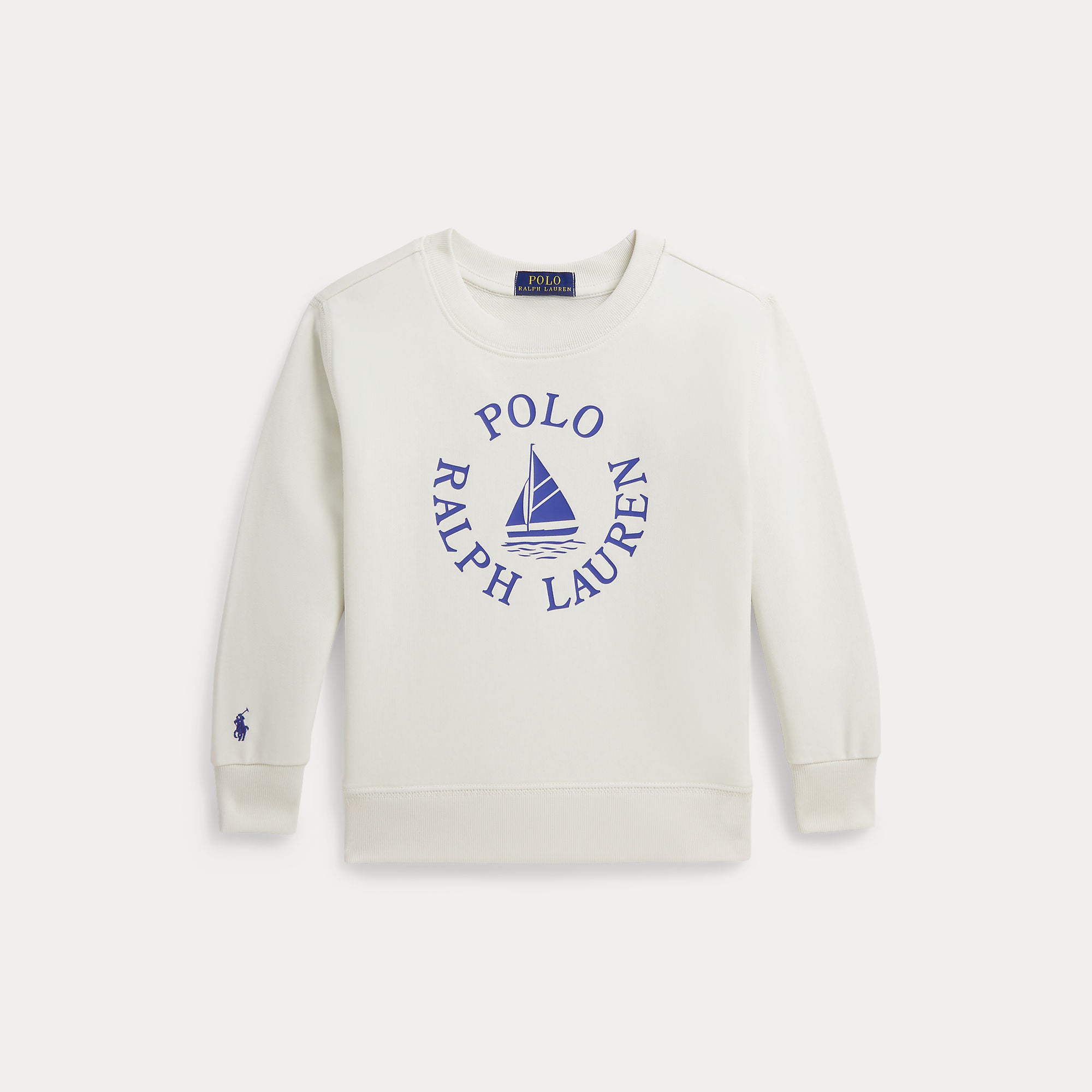 felpa logo in contrasto 322-A12290 002 RALPH LAUREN POLO 
