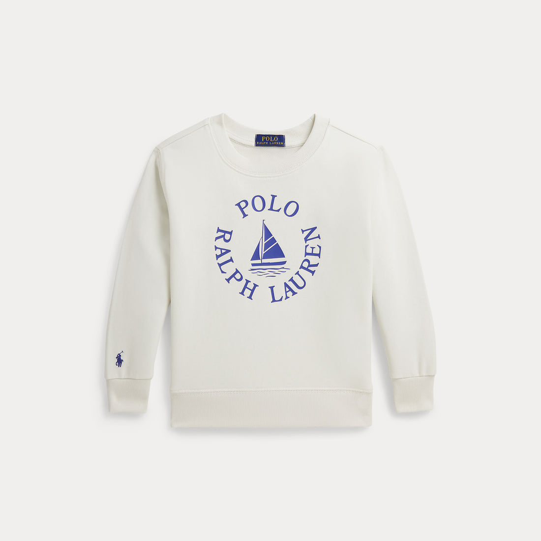 felpa logo in contrasto 322-A12290 002 RALPH LAUREN POLO 