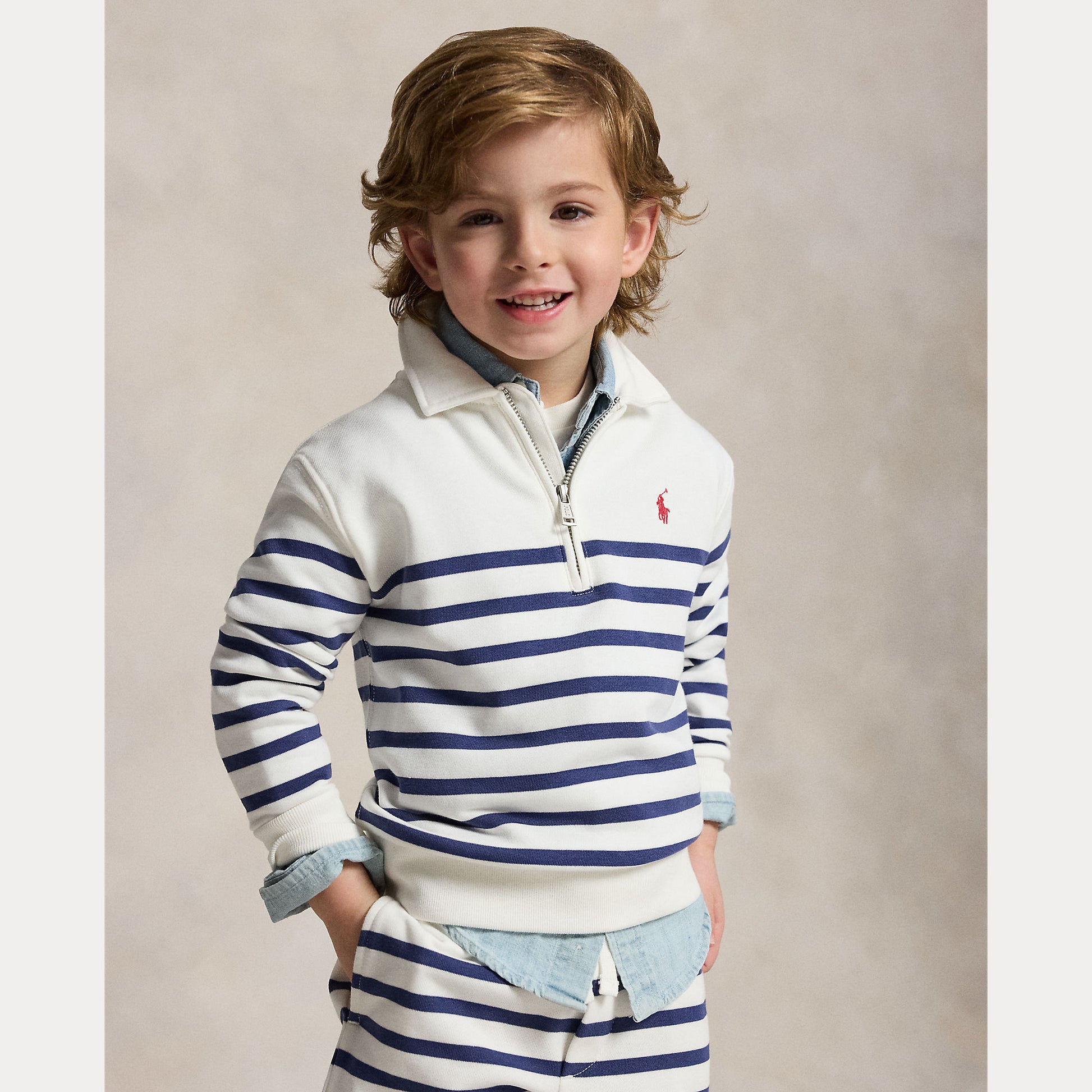 felpa a righe 322-A12299 001 RALPH LAUREN POLO 