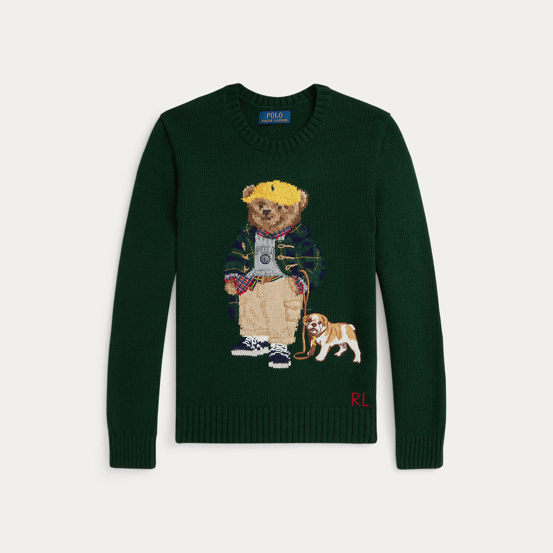 maglione con ricamo teddy 323-97839 001 RALPH LAUREN POLO 