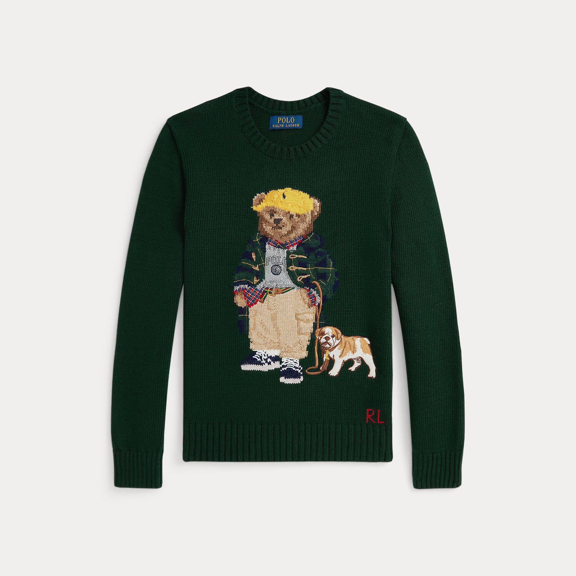 maglione con ricamo teddy 323-97839 001 RALPH LAUREN POLO 