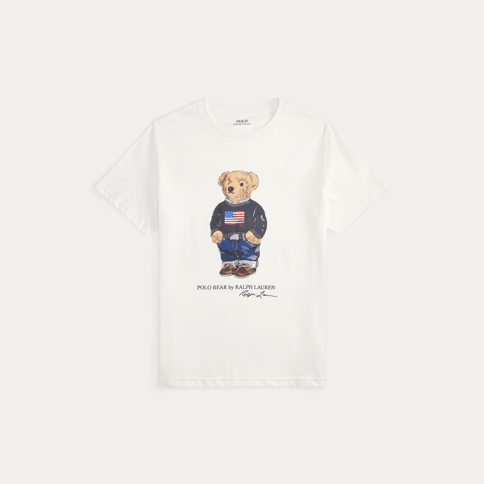 t-shirt polo bear bianca 323-P00508 001 RALPH LAUREN POLO 