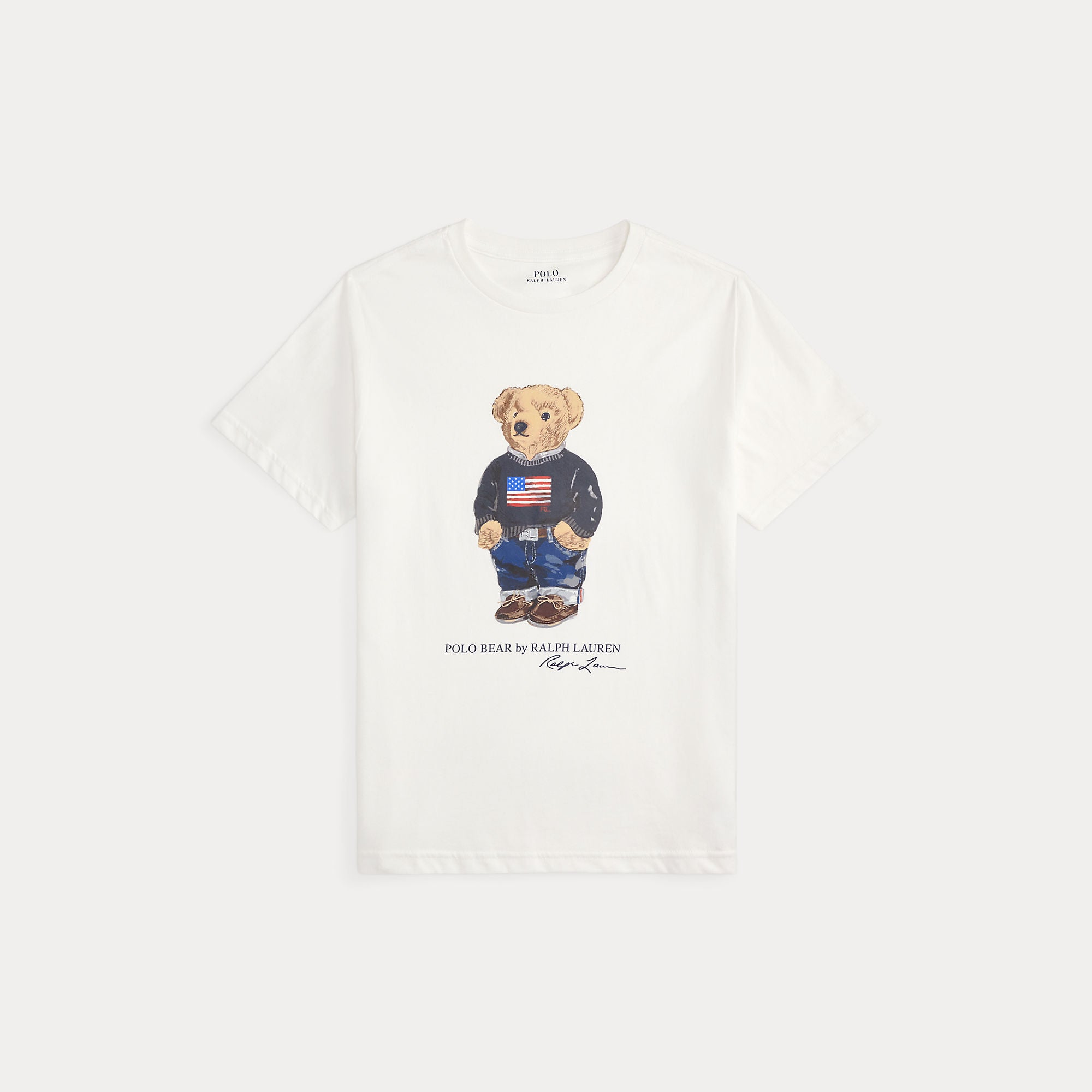 t-shirt polo bear bianca 323-P00508 001 RALPH LAUREN POLO 