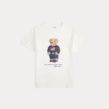 t-shirt polo bear bianca 323-P00508 001 RALPH LAUREN POLO 