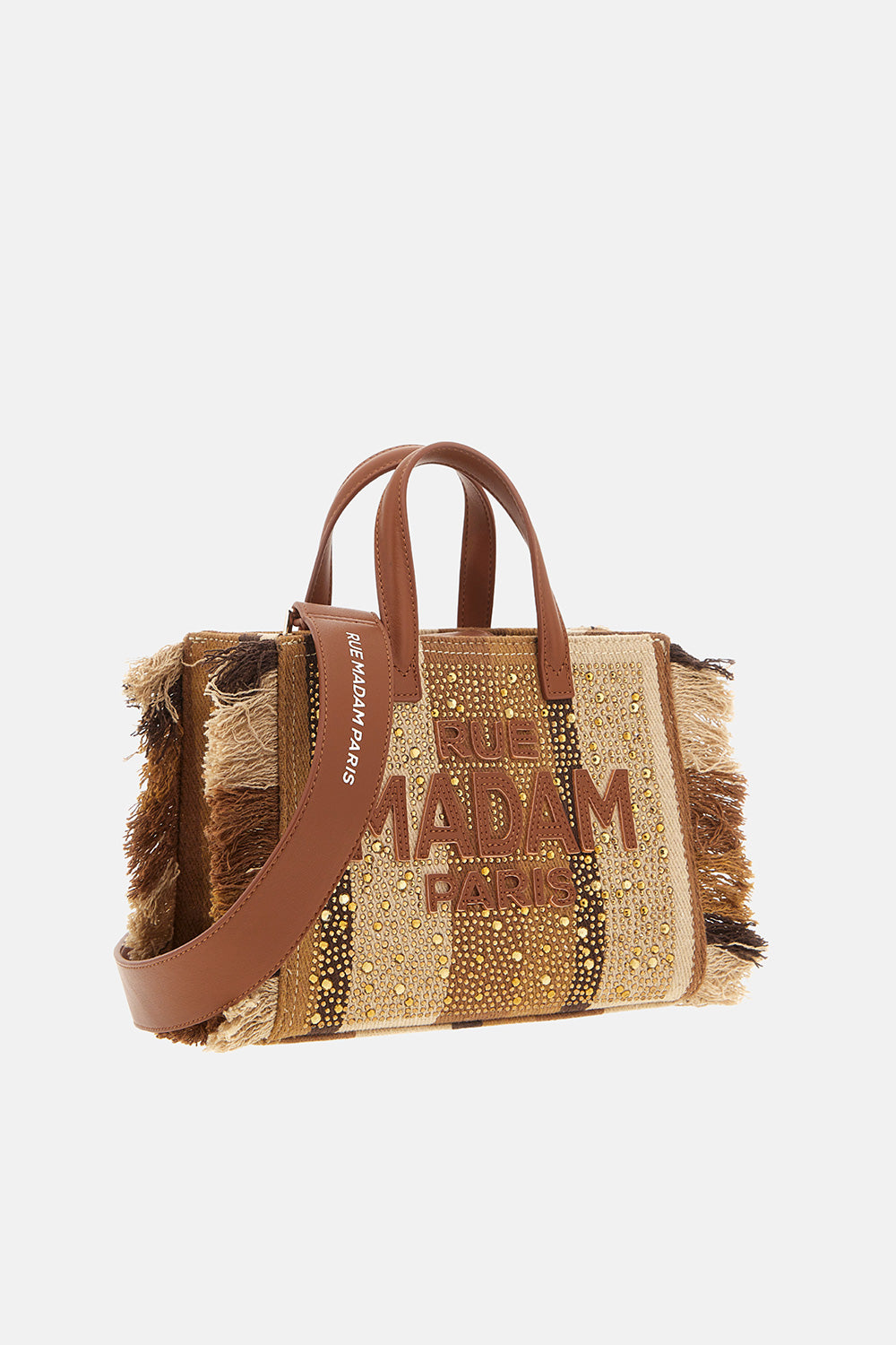 Borsa casablanca mini tote 1529CASABLANCA BROWN RUE MADAM PARIS 