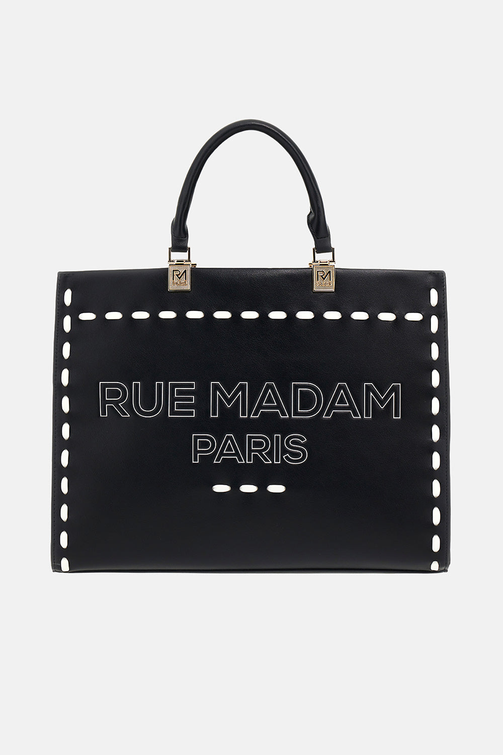 Borsa Iconique spring tote 1531ICONIQUE BLACK RUE MADAM PARIS 