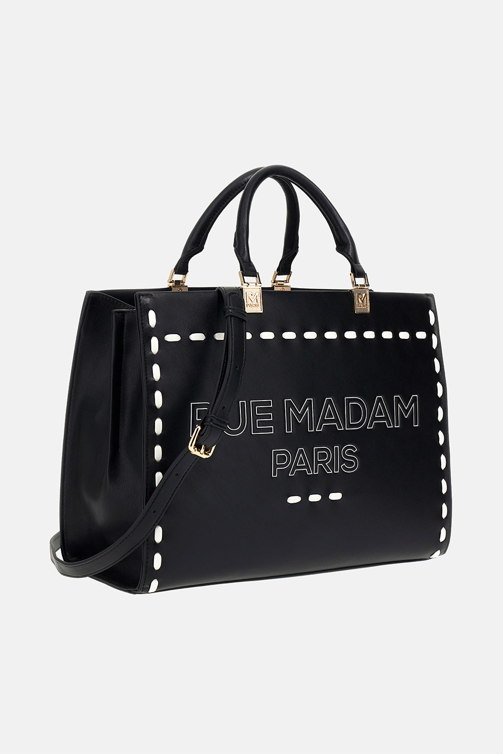 Borsa Iconique spring tote 1531ICONIQUE BLACK RUE MADAM PARIS 