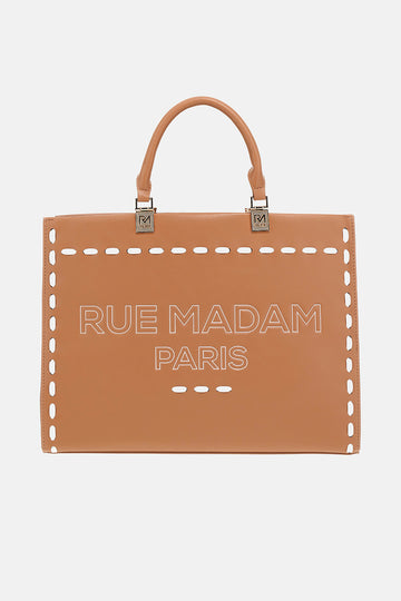 Borsa Iconique spring tote 1531ICONIQUE COGNAC RUE MADAM PARIS 