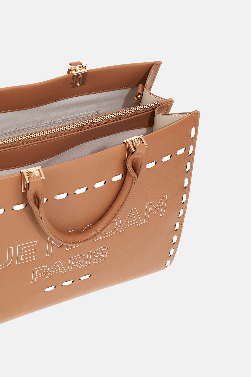 Borsa Iconique spring tote 1531ICONIQUE COGNAC RUE MADAM PARIS 