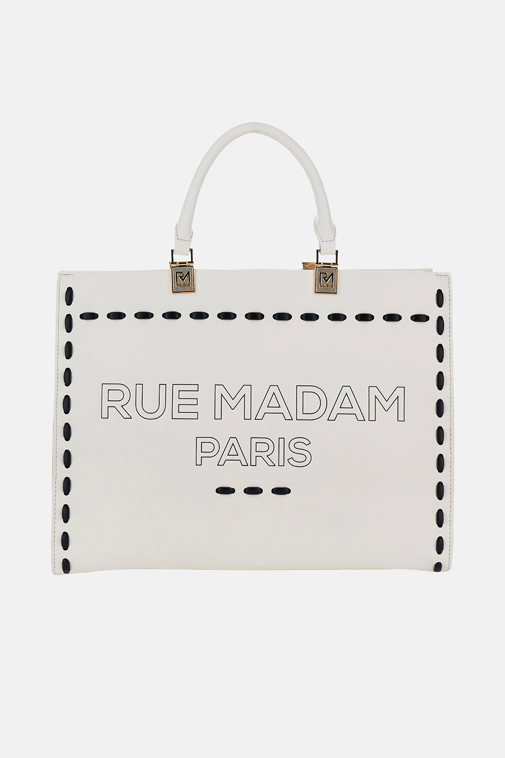 Borsa Iconique spring tote 1531ICONIQUE OFF WHITE RUE MADAM PARIS 