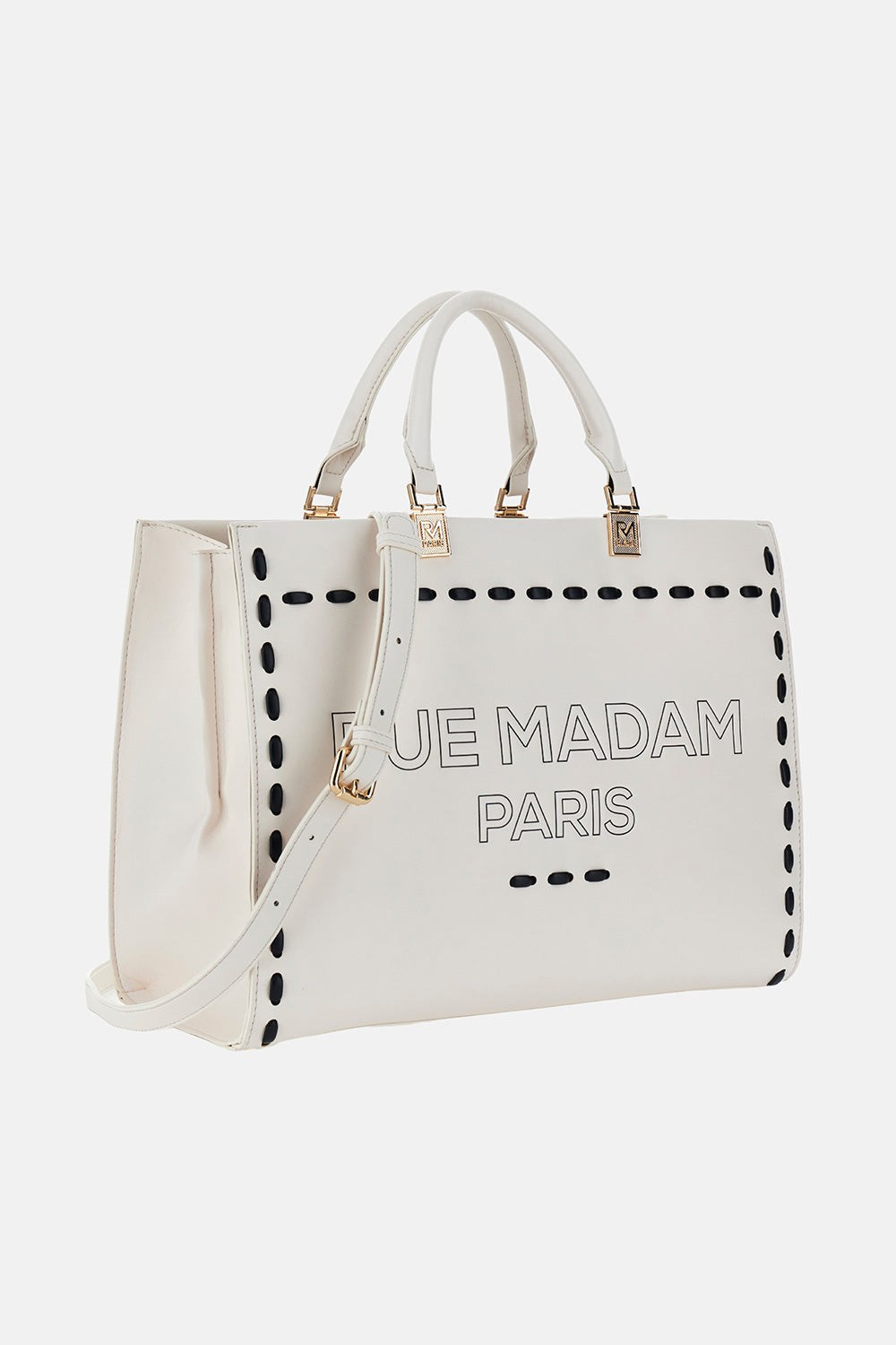Borsa Iconique spring tote 1531ICONIQUE OFF WHITE RUE MADAM PARIS 