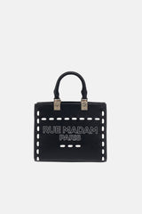 RUE MADAM PARIS Borsa iconique mini tote Black