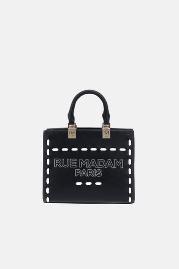 Borsa iconique mini tote 1532ICONIQUE BLACK RUE MADAM PARIS 