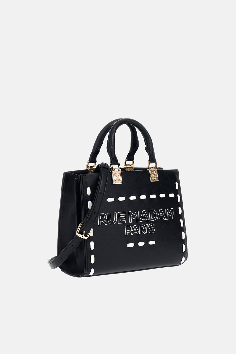Borsa iconique mini tote 1532ICONIQUE BLACK RUE MADAM PARIS 