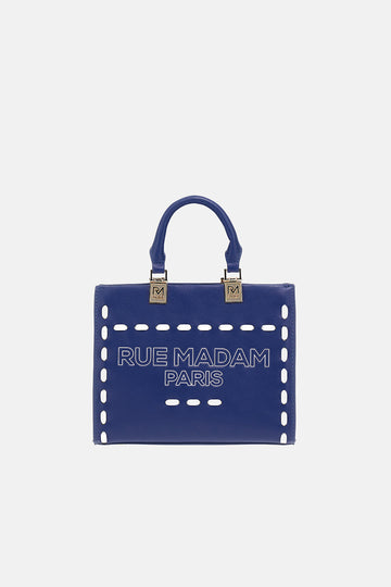 Borsa iconique mini tote 1532ICONIQUE NAVY RUE MADAM PARIS 