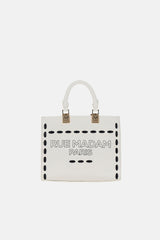 RUE MADAM PARIS Borsa iconique mini tote Bianco