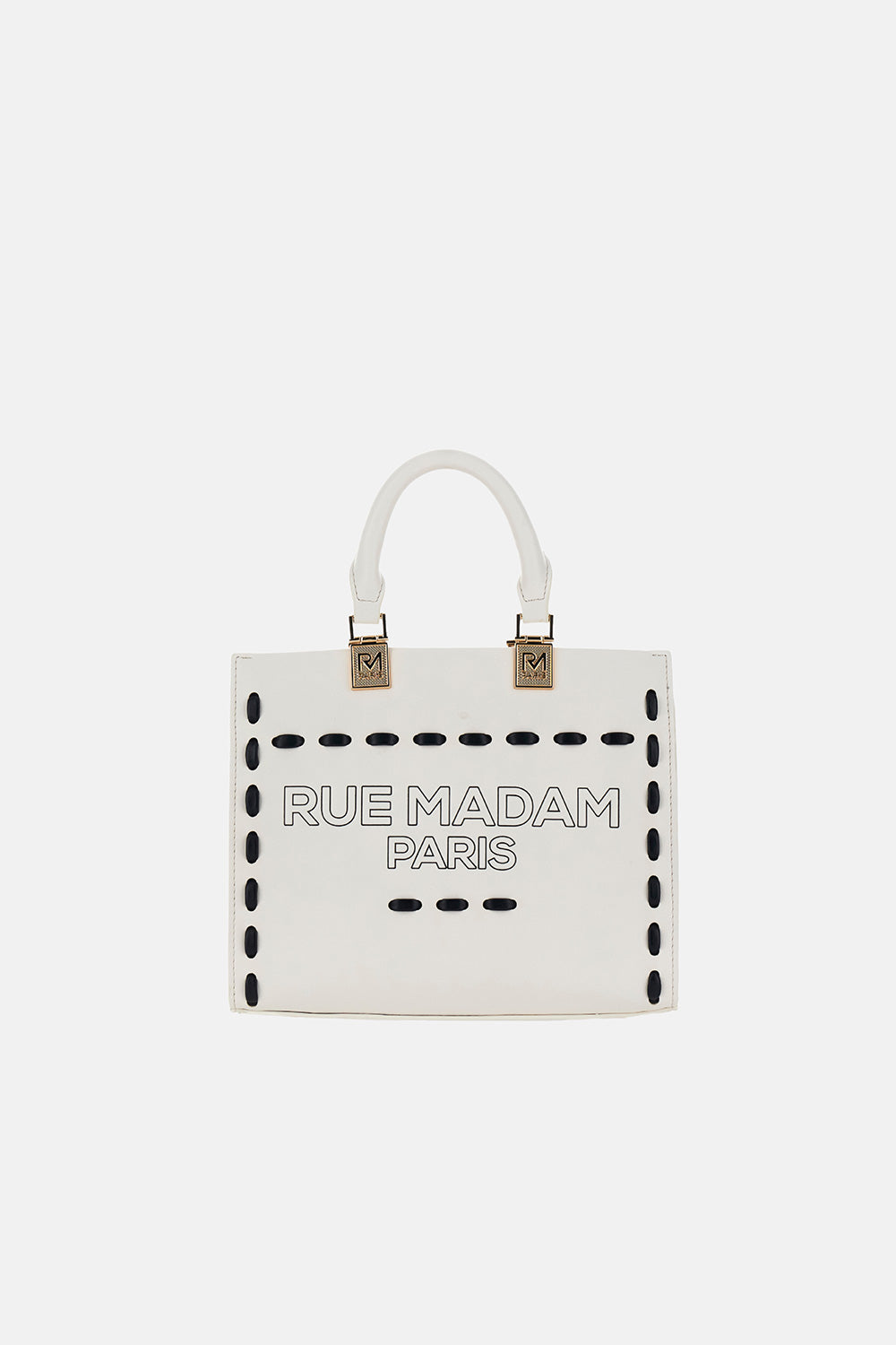 Borsa iconique mini tote 1532ICONIQUE OFF WHITE RUE MADAM PARIS 