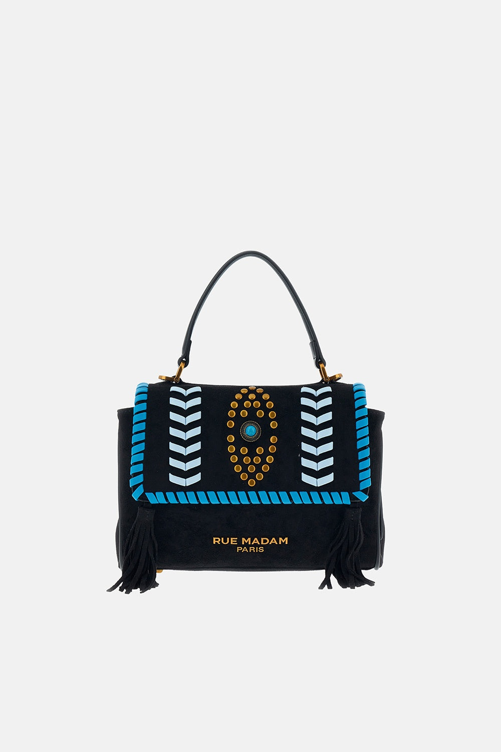 borsa les jours etnic LES JOURS XS ETNIC 1536 SUEDE BLACK RUE MADAM PARIS 