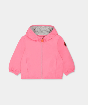giubbino leggero con cappuccio I30006X WIND20 80018 AURORA PINK SAVE the duck 