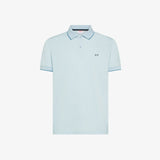 SUN68 polo small stripe Azzurro