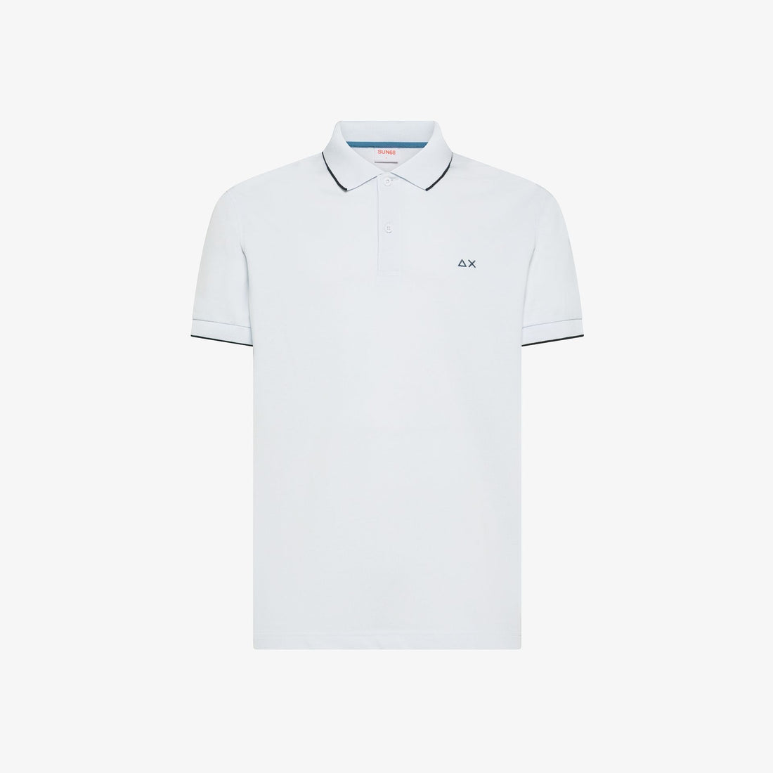 polo small stripe A36111 BIANCO SUN68 
