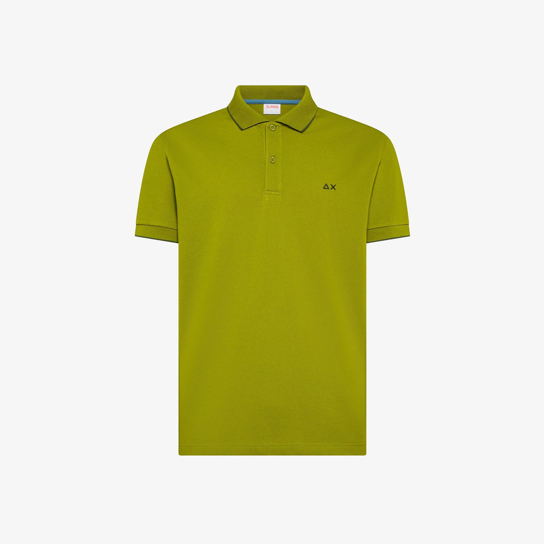 polo small stripe A36111 OLIVA SUN68 