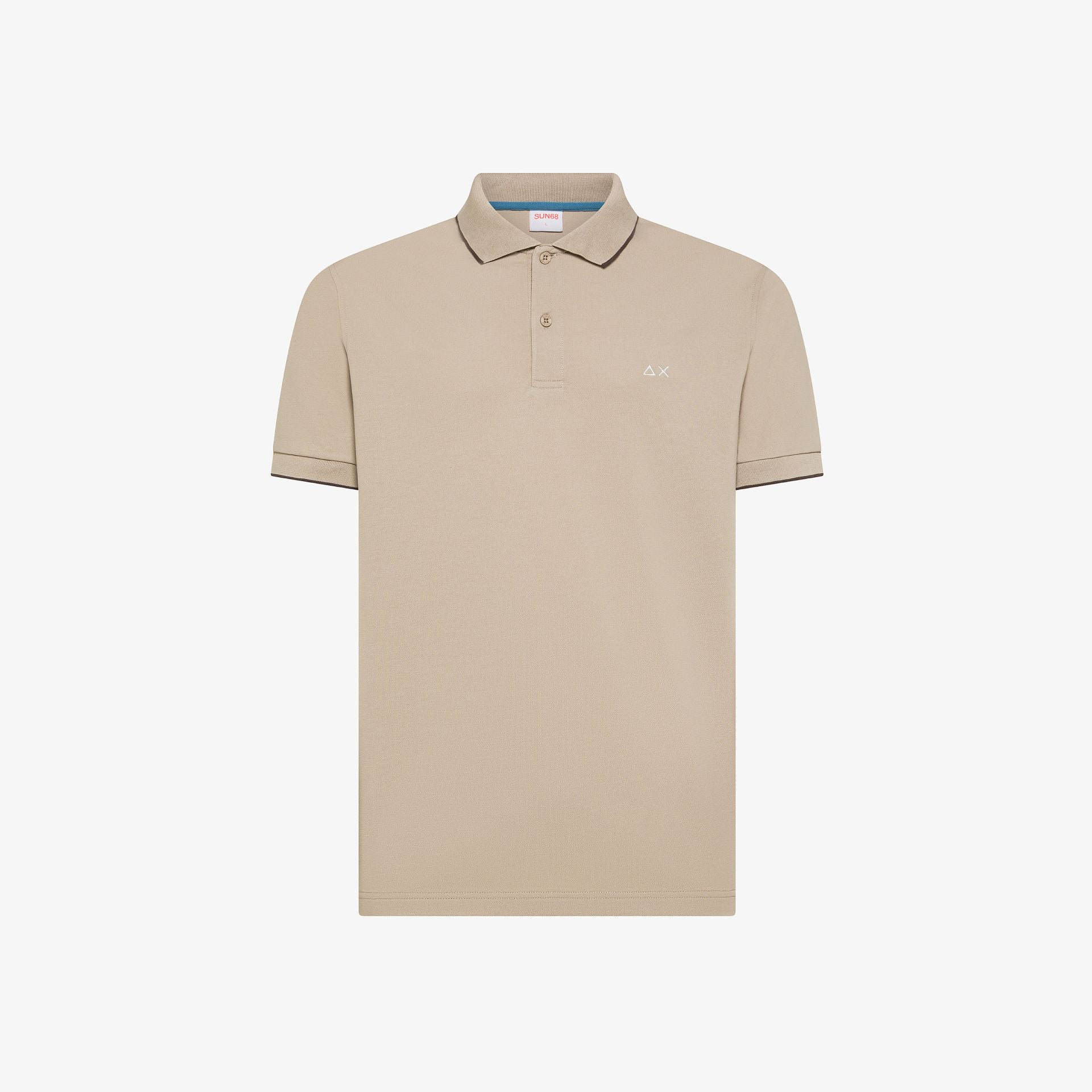 polo small stripe A36111 STONE SUN68 