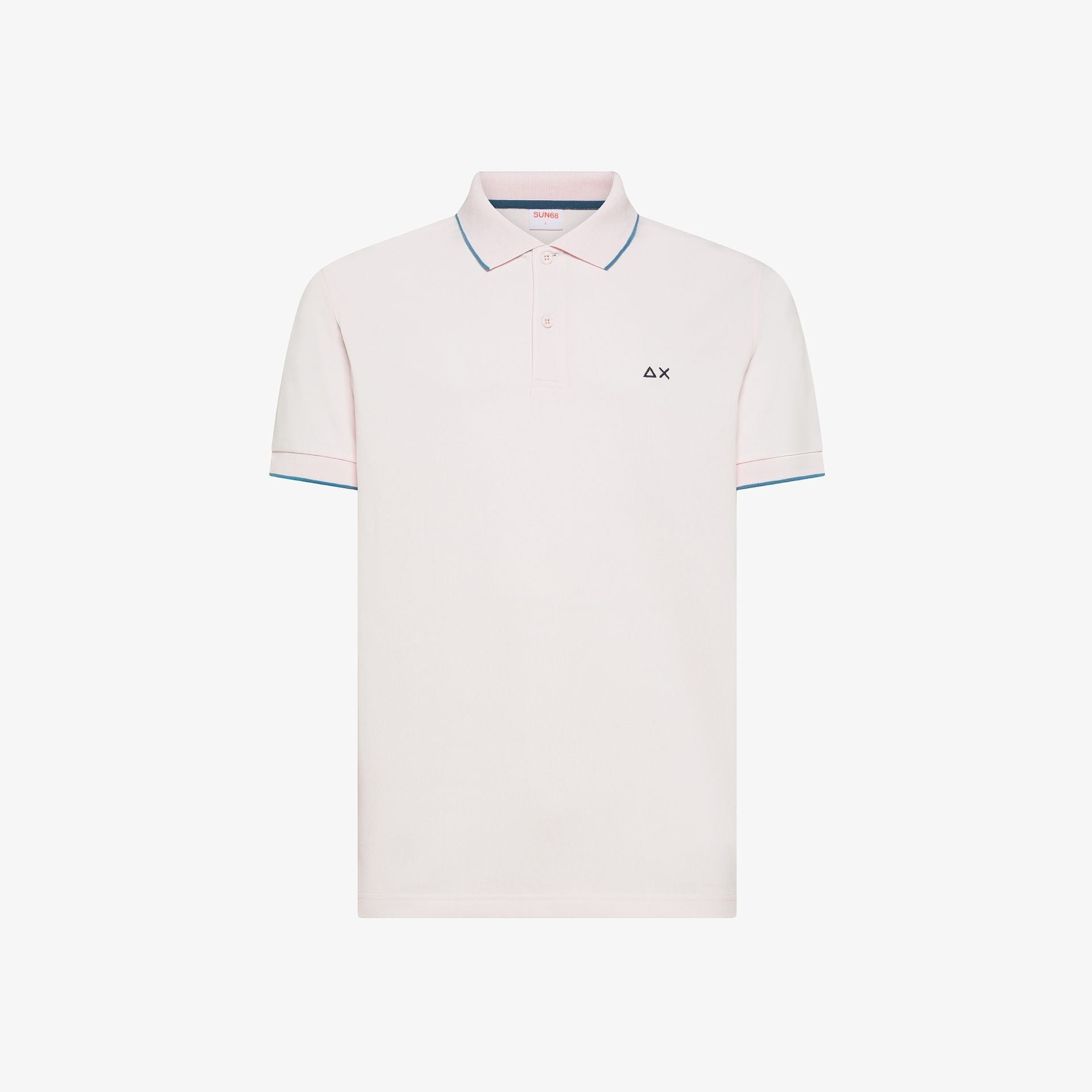 polo small stripe A36111 ROSA SUN68 